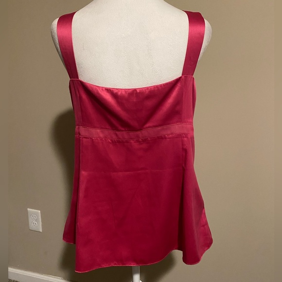 Ann Taylor LOFT 14 New with Tags Pink Satin Bustier Top - Picture 2 of 6